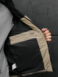 Kurtka Staff loxx light brown & black