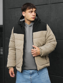 Kurtka Staff loxx light brown & black