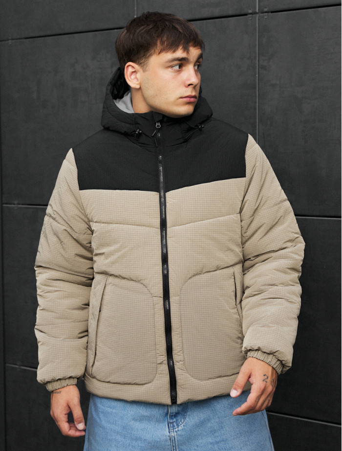 Kurtka Staff loxx light brown & black