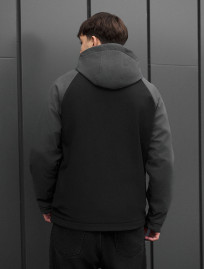 Kurtka soft shell Staff nexa black & dark gray