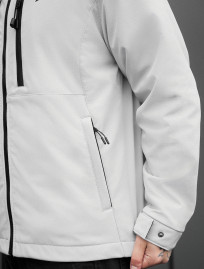 Kurtka soft shell Staff nexa light gray