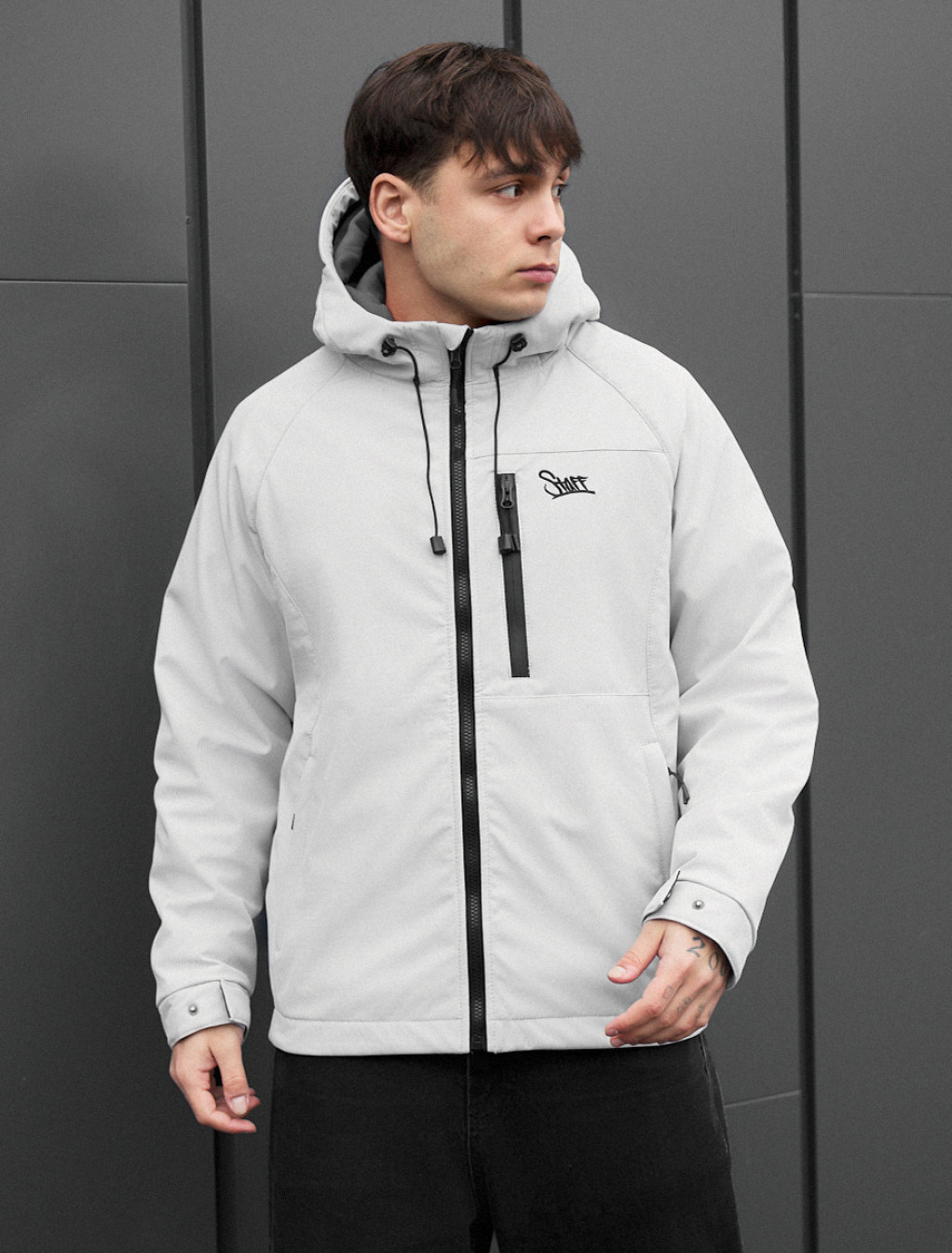 Kurtka soft shell Staff nexa light gray