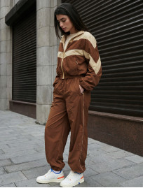 Dres Staff sim brown & beige oversize