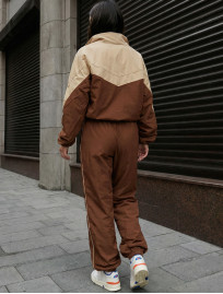 Dres Staff sim brown & beige oversize