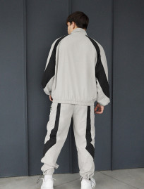 Dres Staff dia zip black & light gray oversize