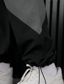 Dres Staff dia zip black & dark gray oversize