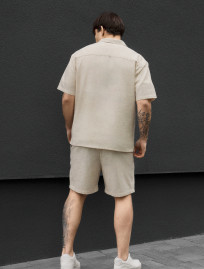 Komplet koszula + spodenki Staff ind beige