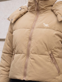 Damska kurtka przejściowa Staff logo beige reflective