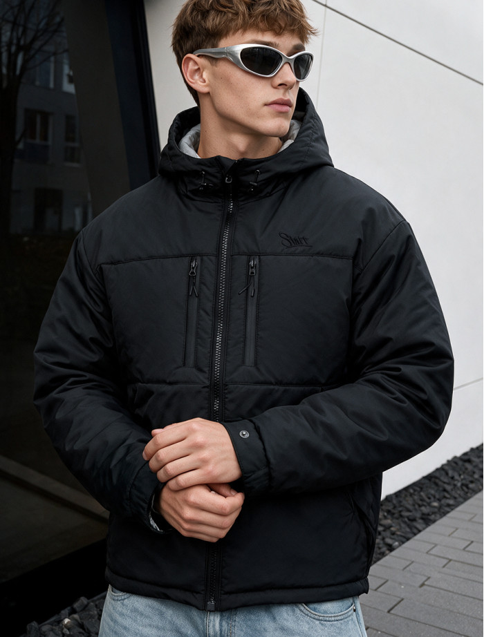 Kurtka zimowa Staff   br black logo
