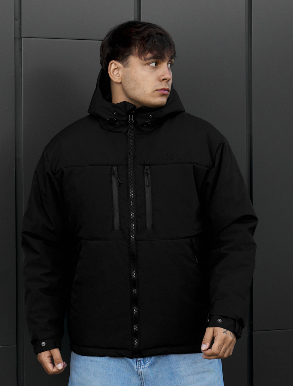 Kurtka zimowa Staff  br black logo