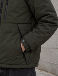 Kurtka zimowa Staff  br khaki logo