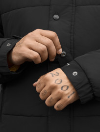 Kurtka zimowa Staff mu logo black