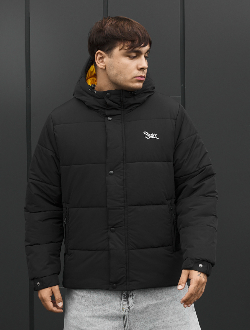 Kurtka zimowa Staff mu logo black