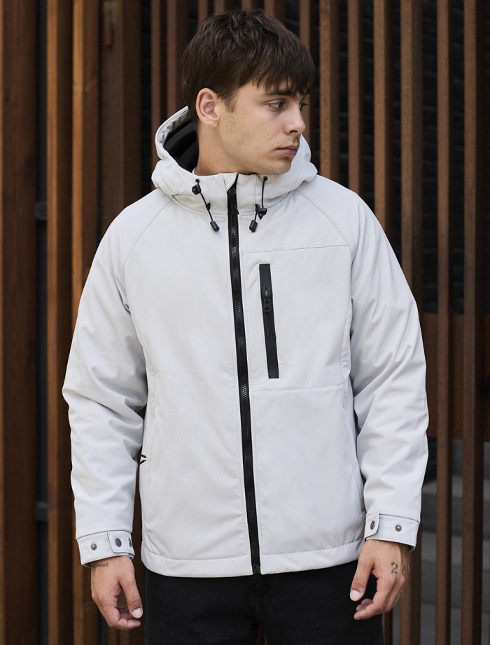 Kurtka Staff soft shell mo white