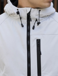 Kurtka Staff soft shell mo white