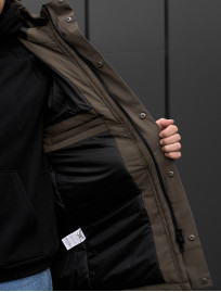 Parka zimowa Staff st dark khaki