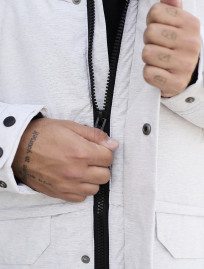 Parka zimowa Staff st white melange
