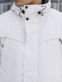 Parka zimowa Staff st white melange