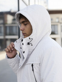 Parka zimowa Staff st white melange