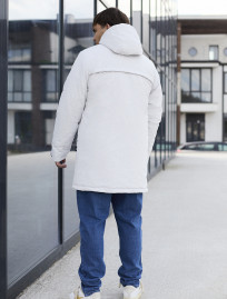 Parka zimowa Staff st white melange