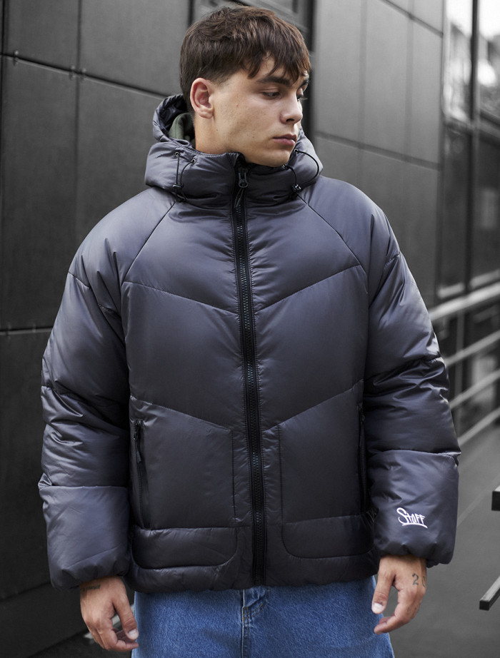 Kurtka zimowa Staff lyx dark gray