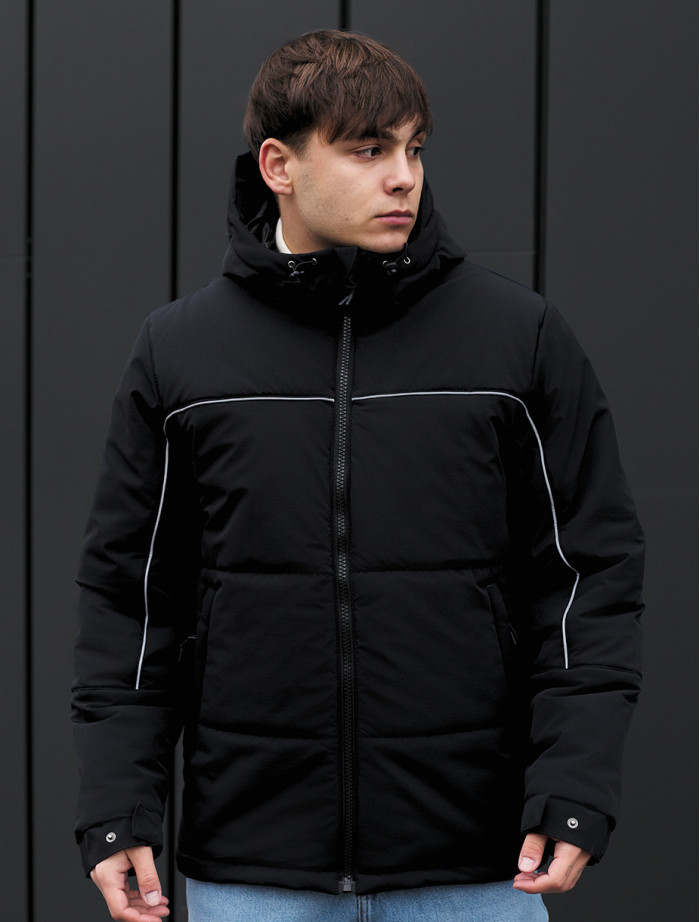 Kurtka zimowa Staff im black reflective