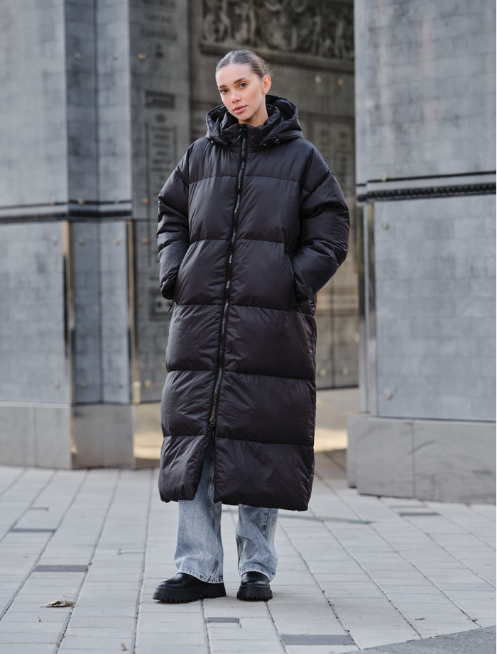 Damska kurtka zimowa Staff to black