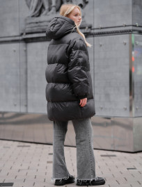 Damska kurtka zimowa Staff re dark gray