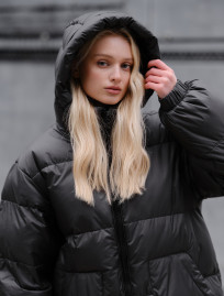 Damska kurtka zimowa Staff re dark gray
