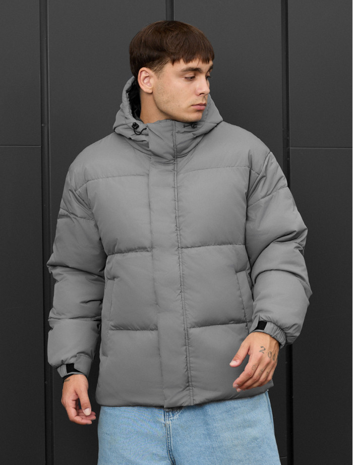 Kurtka zimowa Staff zyne gray oversize