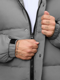 Kurtka zimowa Staff zyne gray oversize