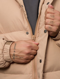 Kurtka zimowa Staff zyne beige oversize