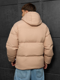 Kurtka zimowa Staff zyne beige oversize