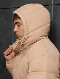 Kurtka zimowa Staff zyne beige oversize