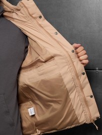 Kurtka zimowa Staff zyne beige oversize