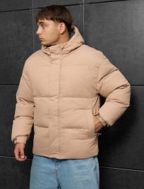 Kurtka zimowa Staff zyne beige oversize