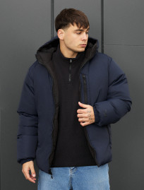 Dwustronna zimowa kurtka Staff rovx black & navy