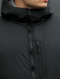 Kurtka zimowa dwustronna Staff rovx black & gray