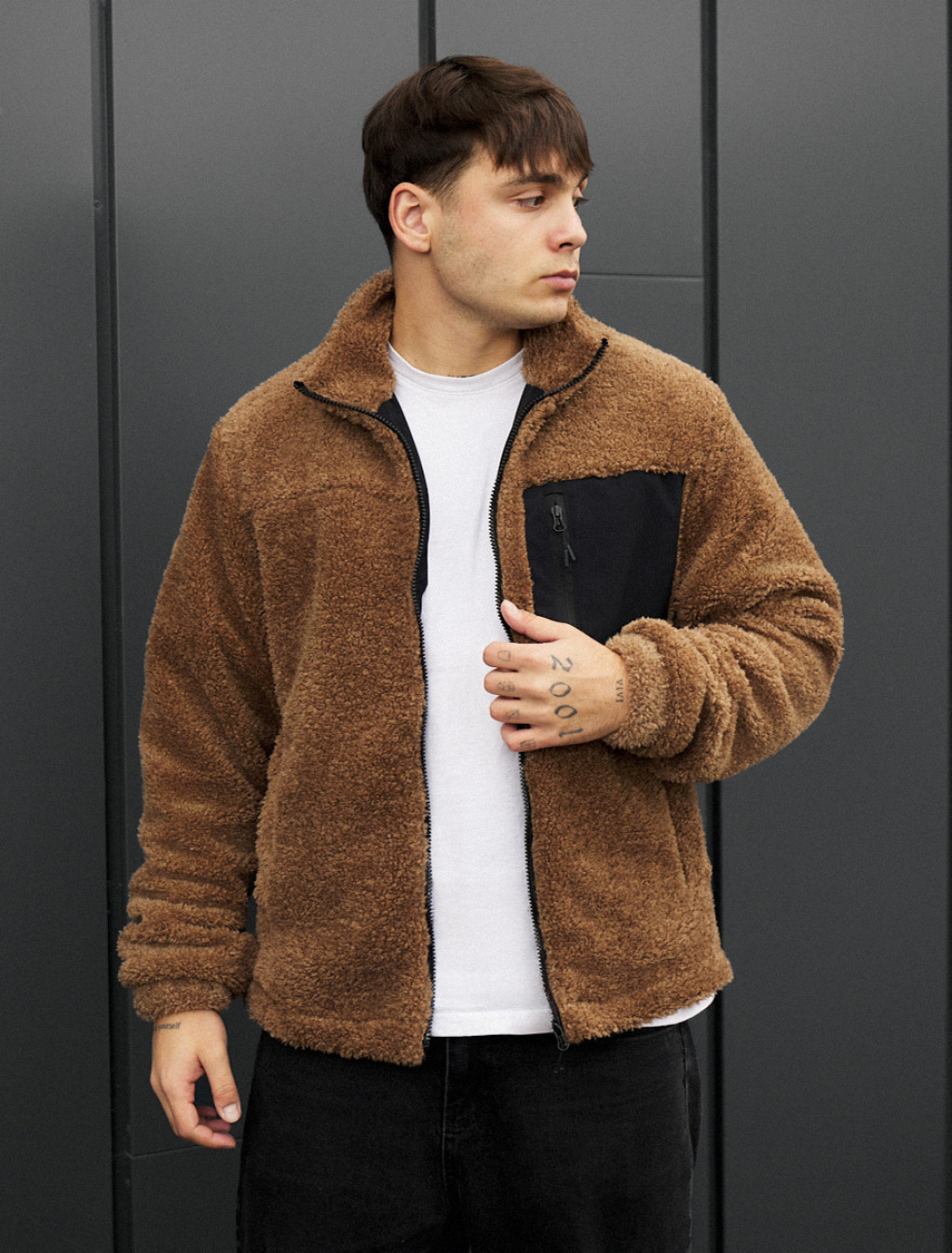 Kurtka futrzana Staff mo brown