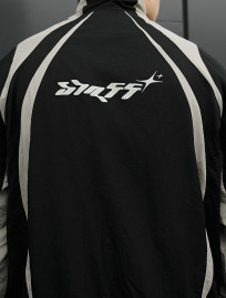 Dres Staff cap black & light olive oversize