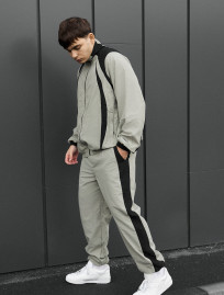 Dres Staff cap light olive & black oversize