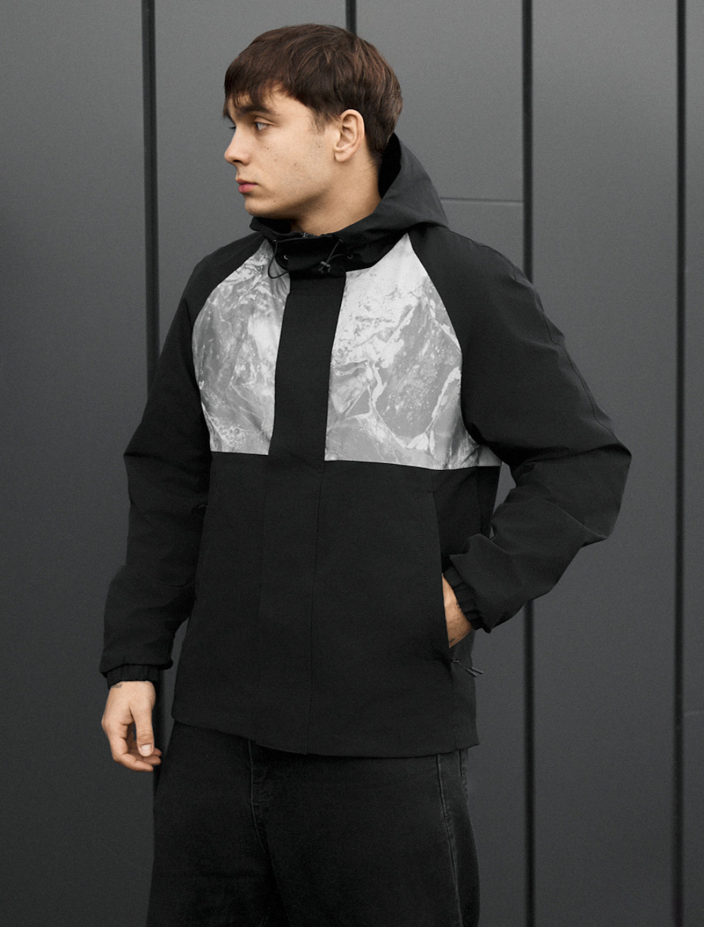 Wiatrówka Staff bo black reflective