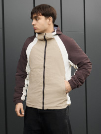 Wiatrówka Staff tek beige & brown
