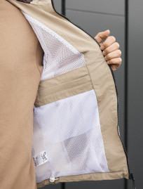 Wiatrówka Staff tek beige & brown