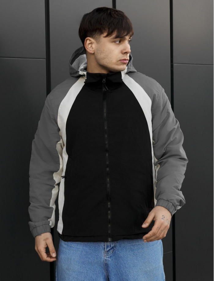 Wiatrówka Staff tek black & gray