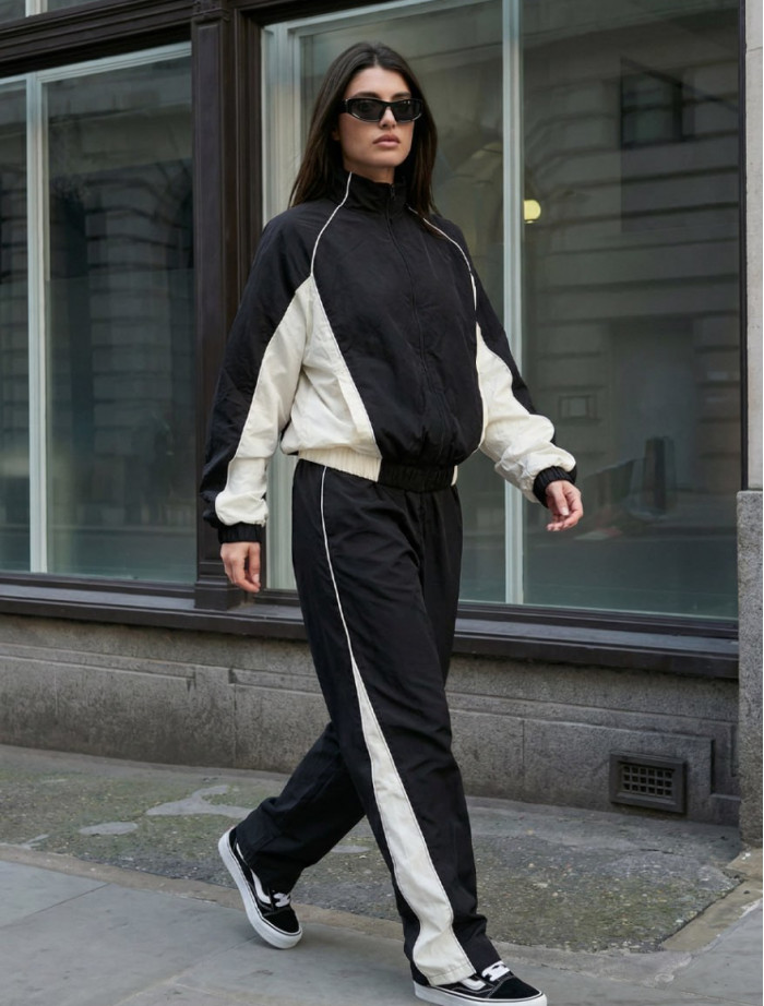 Dres Staff lim black & milk reflective oversize