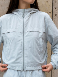 Komplet wiatrówka + spodenki Staff lio light gray