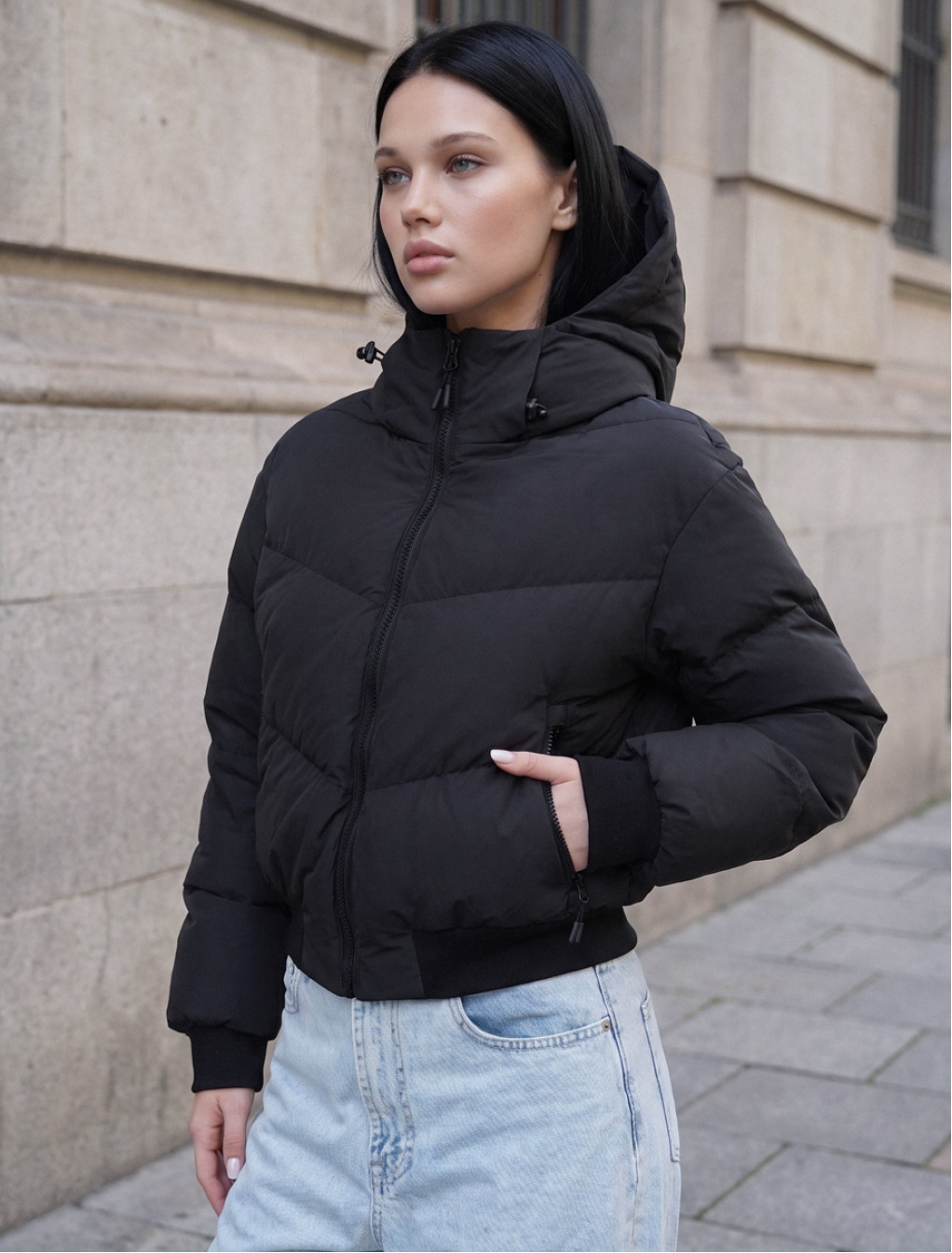 Kurtka Staff tu black oversize