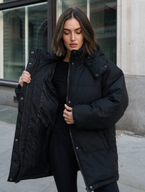 Kurtka zimowa Staff do black oversize