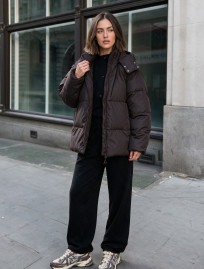 Kurtka zimowa damska Staff ed dark brown